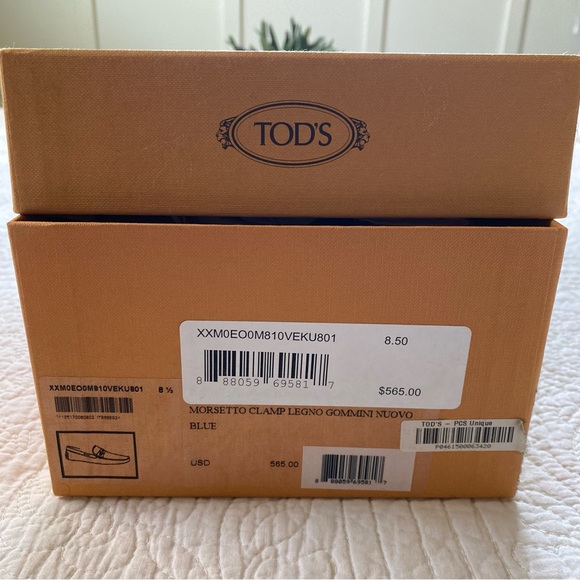 TOD’S Navy Suede Driver Loafers - Picture 15 of 16